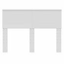 vidaXL Fejtámla fejtámlával Fehér 135 cm Faanyag