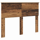 vidaXL Fejtámla fejtámlával Öreg fa 135 cm Faanyag