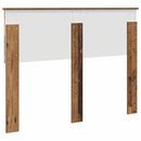 vidaXL Fejtámla fejtámlával Öreg fa 135 cm Faanyag