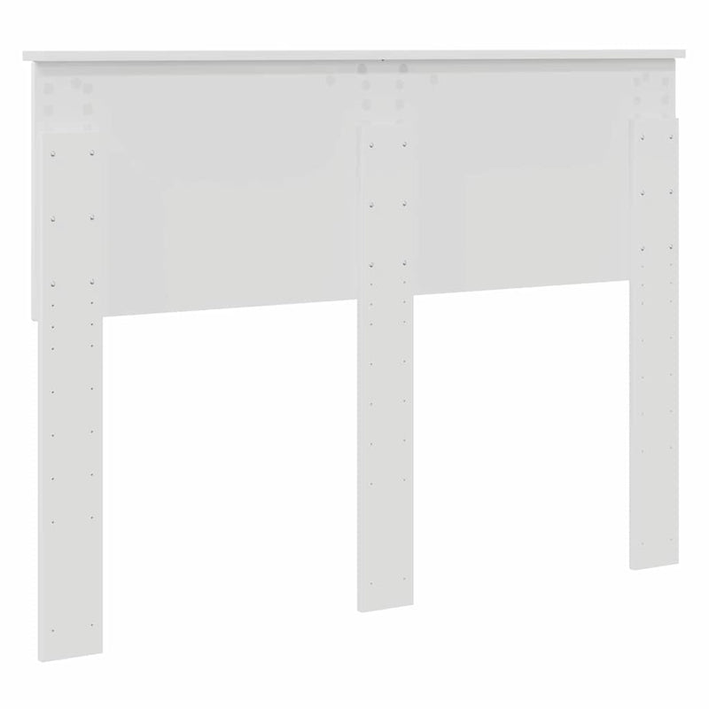 vidaXL Fejtámla fejtámlával Fehér 120 cm Faanyag