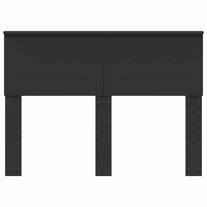 vidaXL Fejtámla fejtámlával Fekete tölgy 120 cm Faanyag