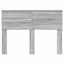 vidaXL Fejtámla fejtámlával Szürke Sonoma 120 cm Faanyag