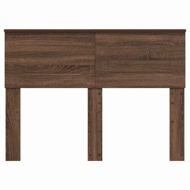 vidaXL Fejtámla fejtámlával Barna Tölgy 120 cm Faanyag