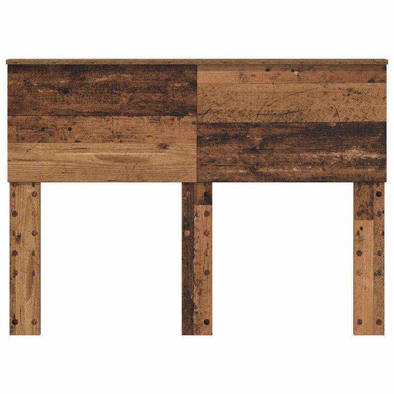 vidaXL Fejtámla fejtámlával Öreg fa 120 cm Faanyag