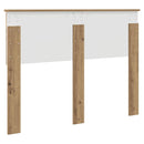 vidaXL Fejtámla fejtámlával Artisan tölgy 120 cm Faanyag