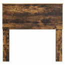 vidaXL Fejtámla fejtámlával Füstölt tölgy 100 cm Faanyag