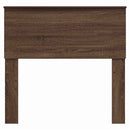 vidaXL Fejtámla fejtámlával Barna Tölgy 100 cm Faanyag