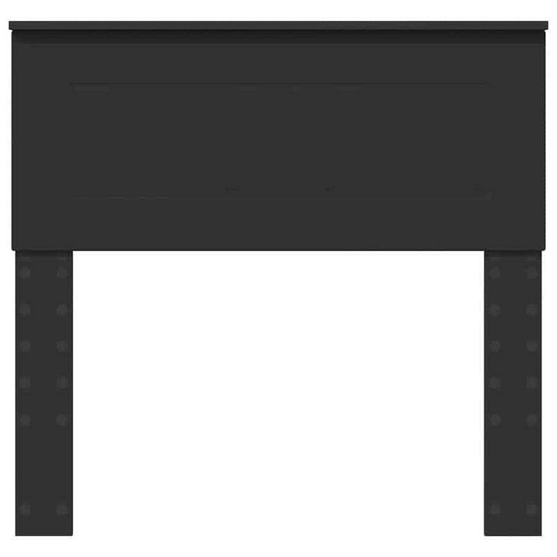vidaXL Fejtámla fejtámlával Fekete tölgy 90 cm Faanyag