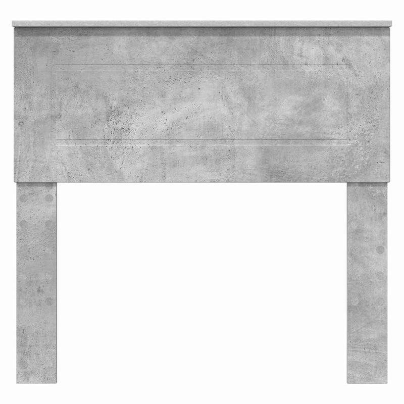 vidaXL Fejtámla fejtámlával Beton Szürke 90 cm Faanyag