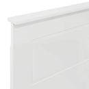 vidaXL Fejtámla fejtámlával Fényes Fehér 90 cm Faanyag