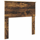 vidaXL Fejtámla Füstölt tölgy Faanyag