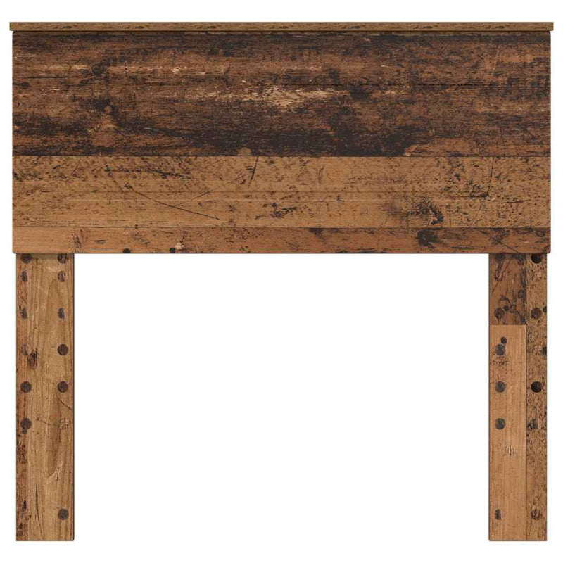 vidaXL Fejtámla fejtámlával Öreg fa 90 cm Faanyag