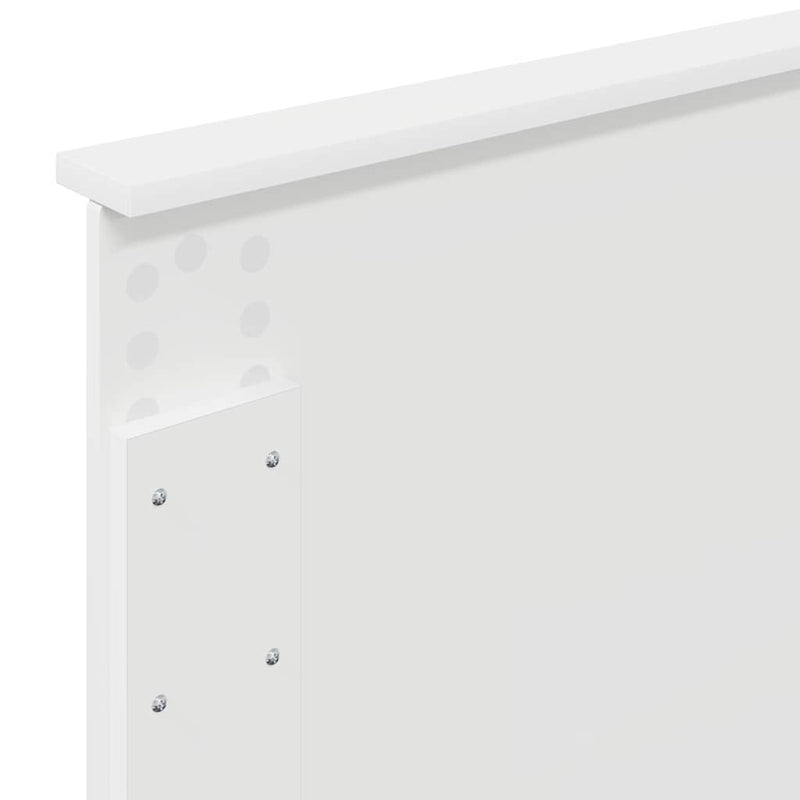 vidaXL Fejtámla fejtámlával Fehér 80 cm Faanyag