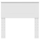 vidaXL Fejtámla fejtámlával Fehér 80 cm Faanyag