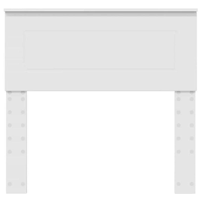 vidaXL Fejtámla fejtámlával Fehér 80 cm Faanyag