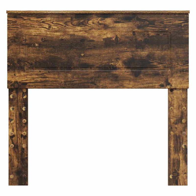 vidaXL Fejtámla fejtámlával Füstölt tölgy 80 cm Faanyag