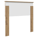 vidaXL Fejtámla fejtámlával Artisan tölgy 80 cm Faanyag