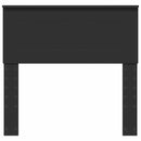 vidaXL Fejtámla fejtámlával Fekete tölgy 75 cm Faanyag