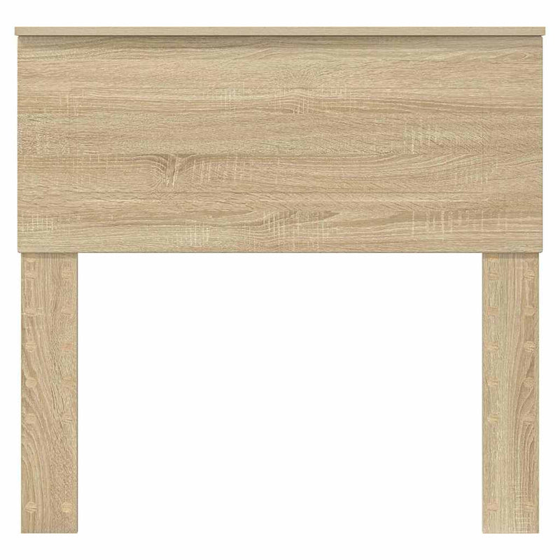 vidaXL Fejtámla fejtámlával Sonoma tölgy 75 cm Faanyag