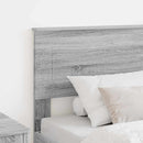vidaXL Fejtámla fejtámlával Szürke Sonoma 75 cm Faanyag