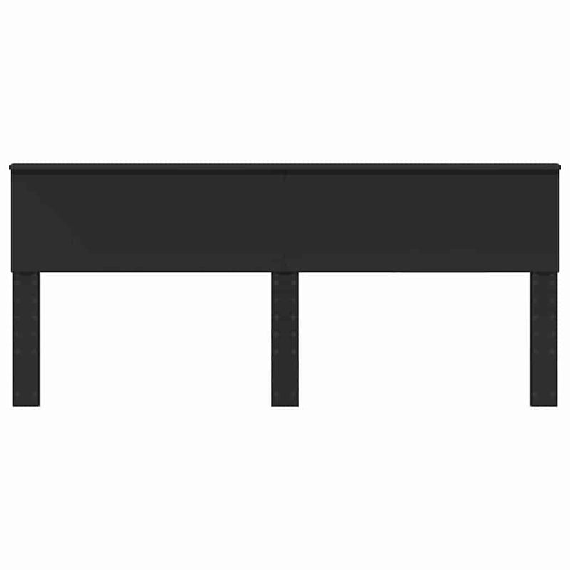 vidaXL Fejtámla fejtámlával Fekete tölgy 200 cm Faanyag