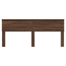 vidaXL Fejtámla fejtámlával Barna Tölgy 200 cm Faanyag