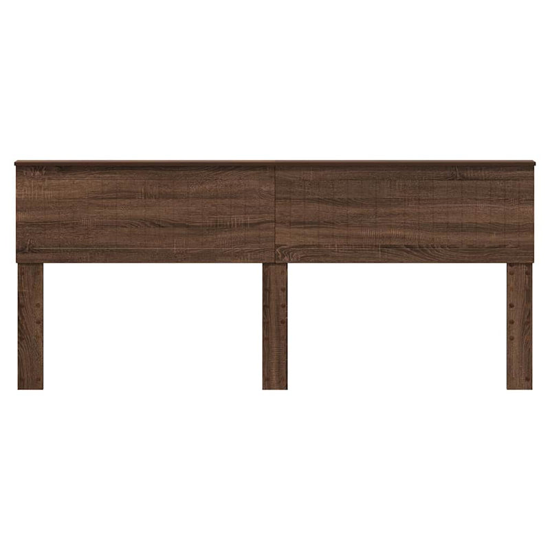 vidaXL Fejtámla fejtámlával Barna Tölgy 200 cm Faanyag