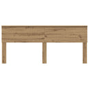 vidaXL Fejtámla fejtámlával Artisan tölgy 200 cm Faanyag