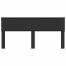 vidaXL Fejtámla fejtámlával Fekete tölgy 180 cm Faanyag