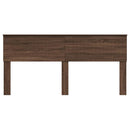 vidaXL Fejtámla fejtámlával Barna Tölgy 180 cm Faanyag