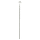 vidaXL Fejtámla Beton Szürke Faanyag