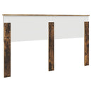 vidaXL Fejtámla fejtámlával Füstölt tölgy 160 cm Faanyag