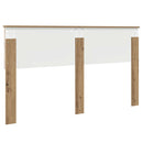 vidaXL Fejtámla fejtámlával Artisan tölgy 160 cm Faanyag