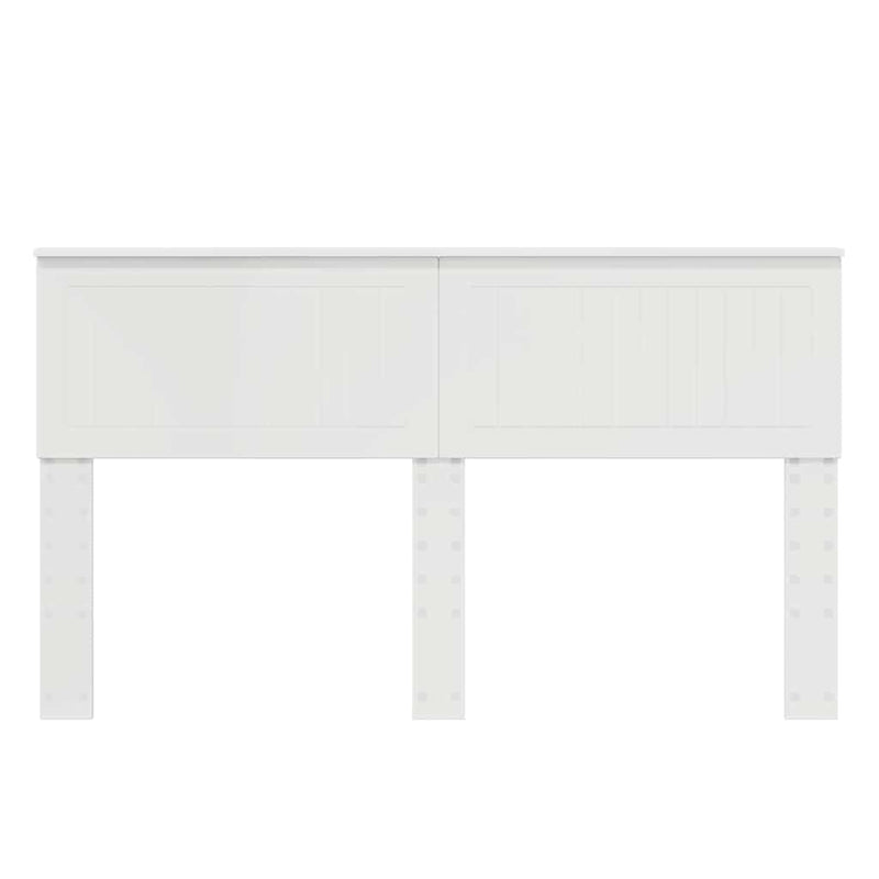 vidaXL Fejtámla fejtámlával Fehér 150 cm Faanyag