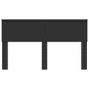 vidaXL Fejtámla fejtámlával Fekete tölgy 150 cm Faanyag