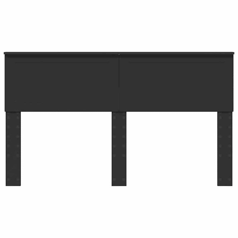 vidaXL Fejtámla fejtámlával Fekete tölgy 150 cm Faanyag