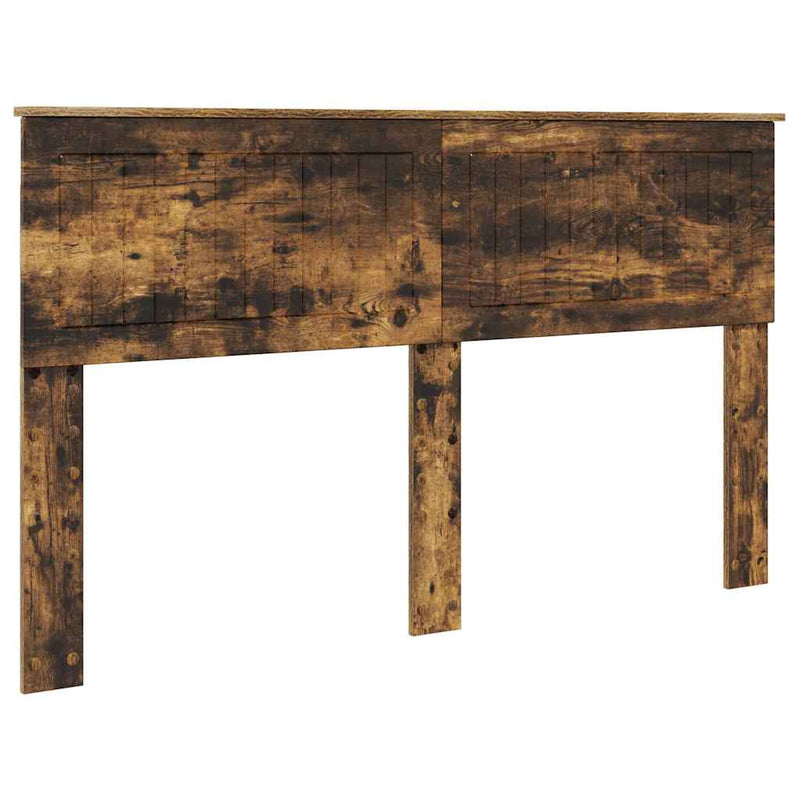 vidaXL Fejtámla fejtámlával Füstölt tölgy 150 cm Faanyag