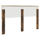 vidaXL Fejtámla fejtámlával Füstölt tölgy 150 cm Faanyag