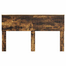 vidaXL Fejtámla fejtámlával Füstölt tölgy 150 cm Faanyag