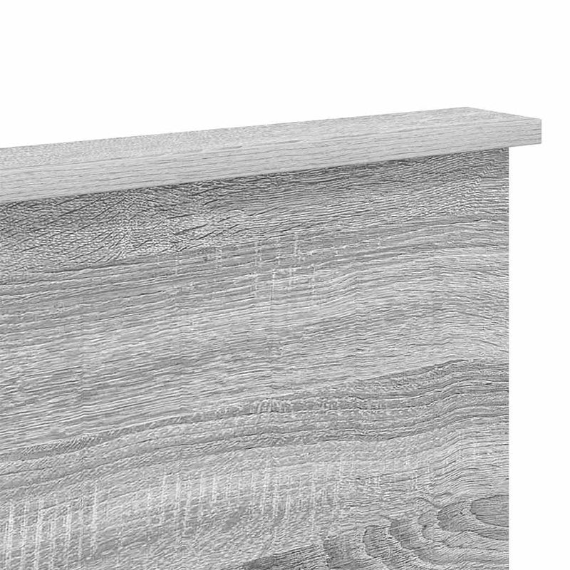 vidaXL Fejtámla fejtámlával Szürke Sonoma 150 cm Faanyag