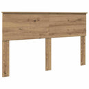 vidaXL Fejtámla fejtámlával Artisan tölgy 150 cm Faanyag