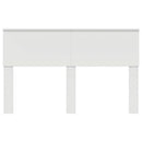 vidaXL Fejtámla fejtámlával Fehér 140 cm Faanyag