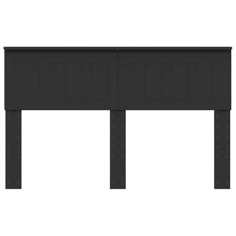 vidaXL Fejtámla fejtámlával Fekete tölgy 140 cm Faanyag