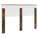 vidaXL Fejtámla fejtámlával Füstölt tölgy 140 cm Faanyag