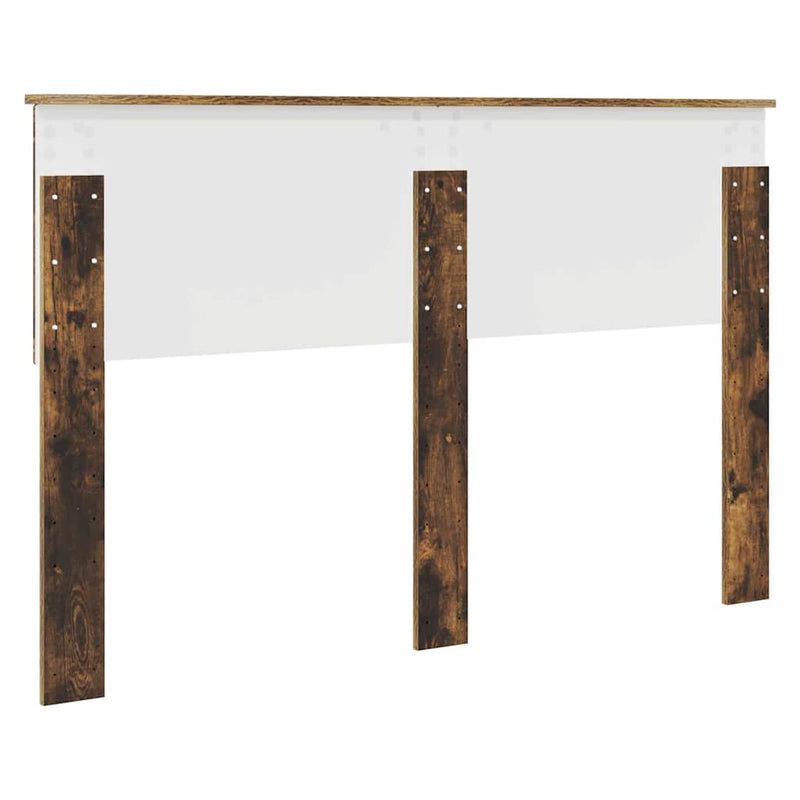 vidaXL Fejtámla fejtámlával Füstölt tölgy 140 cm Faanyag