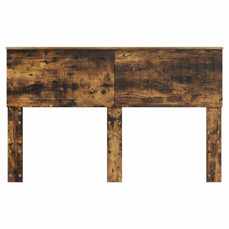 vidaXL Fejtámla fejtámlával Füstölt tölgy 140 cm Faanyag