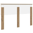 vidaXL Fejtámla fejtámlával Artisan tölgy 140 cm Faanyag