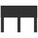 vidaXL Fejtámla fejtámlával Fekete tölgy 135 cm Faanyag