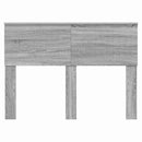 vidaXL Fejtámla fejtámlával Szürke Sonoma 135 cm Faanyag