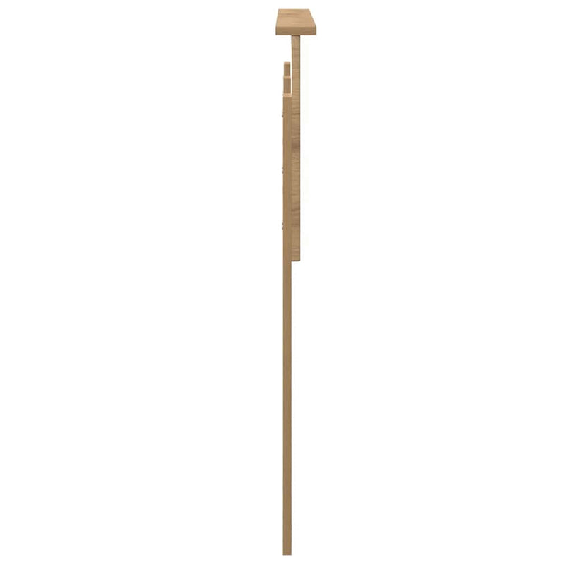 vidaXL Fejtámla fejtámlával Artisan tölgy 135 cm Faanyag